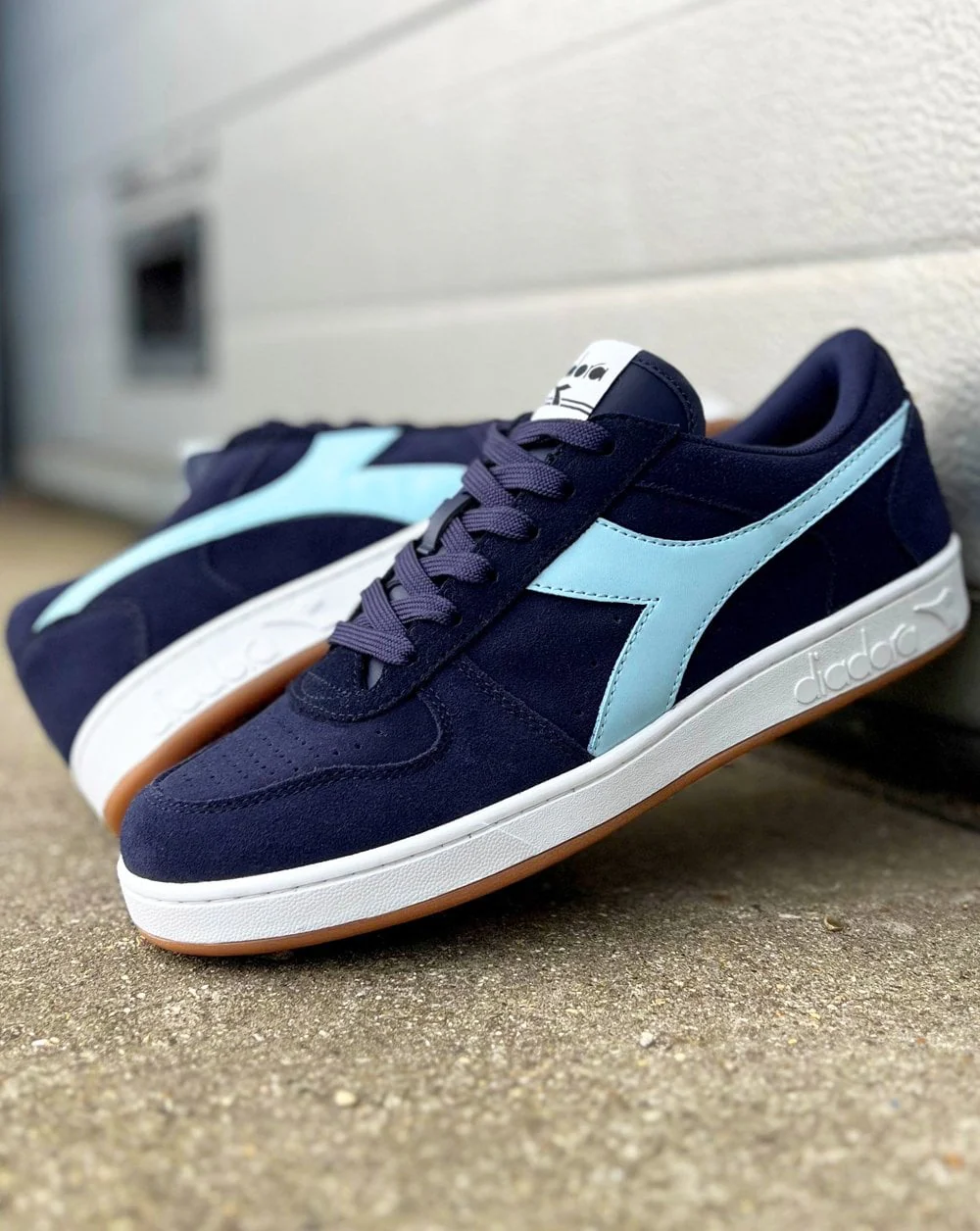 Diadora MB Elite Trainer Navy- Sky Suede Exclusive - Image 2