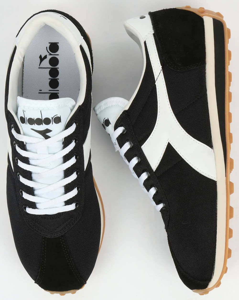 Diadora Sirio Trainers Black/White - Image 2