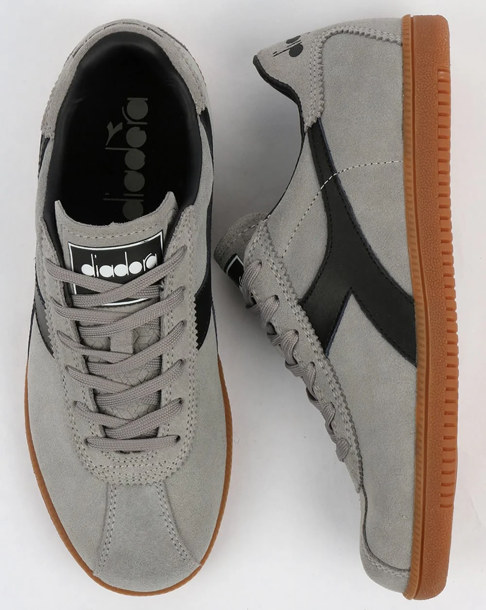 Diadora Tokyo Trainers Grey/Black - Image 2