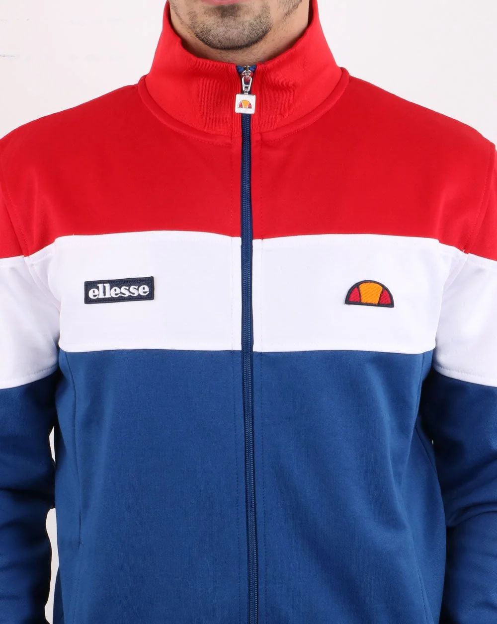 Ellesse Caprini Track Top Blue/white/red - Image 3