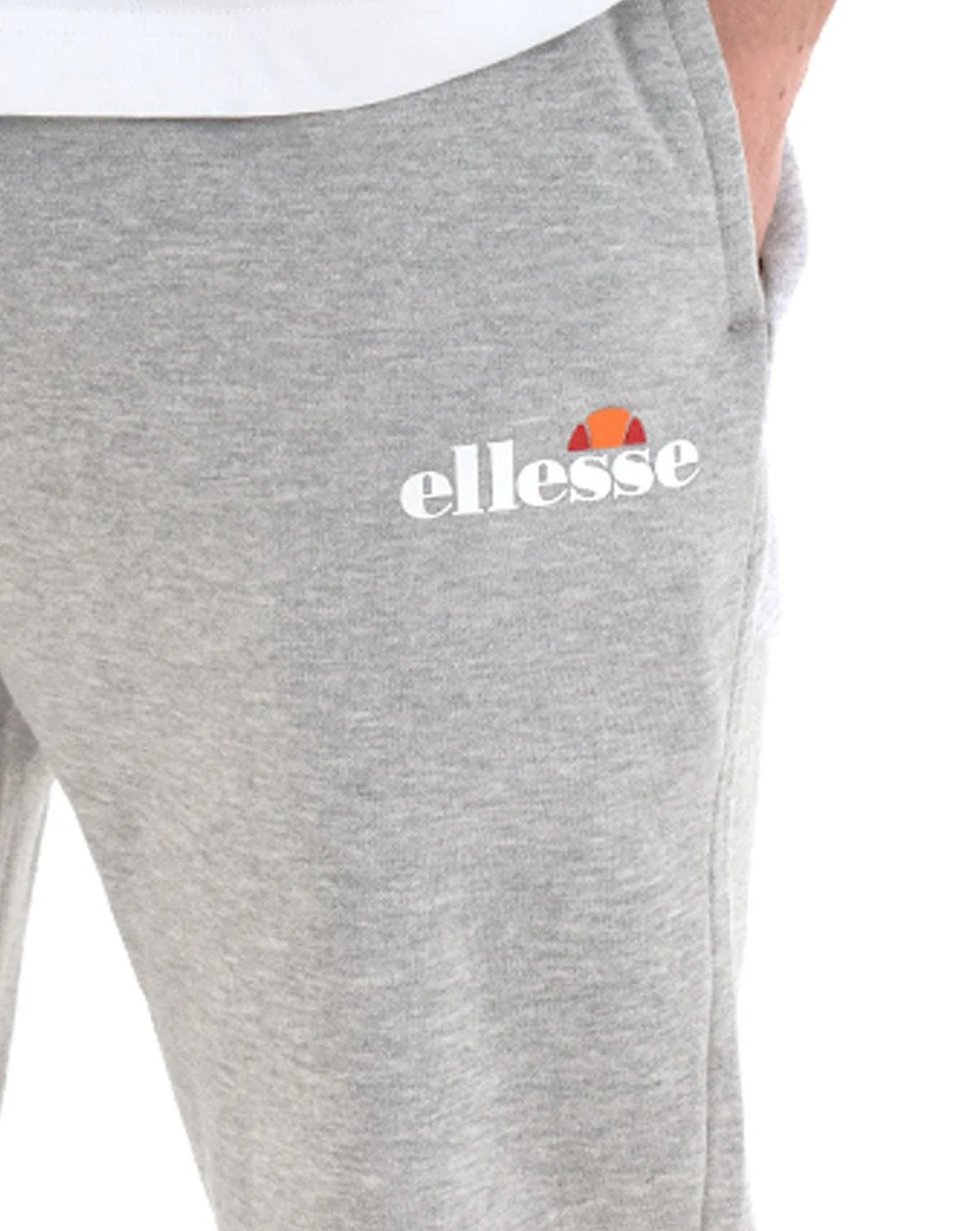 Ellesse Cravo 2 Jog Pants Light Grey Marl - Image 2
