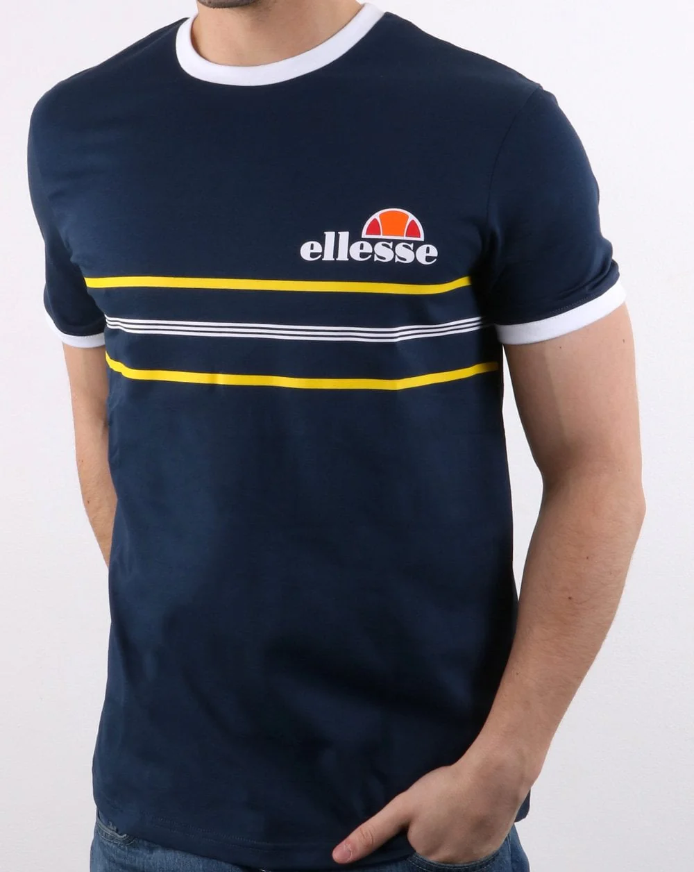 Ellesse Gentario T Shirt Navy - Image 2