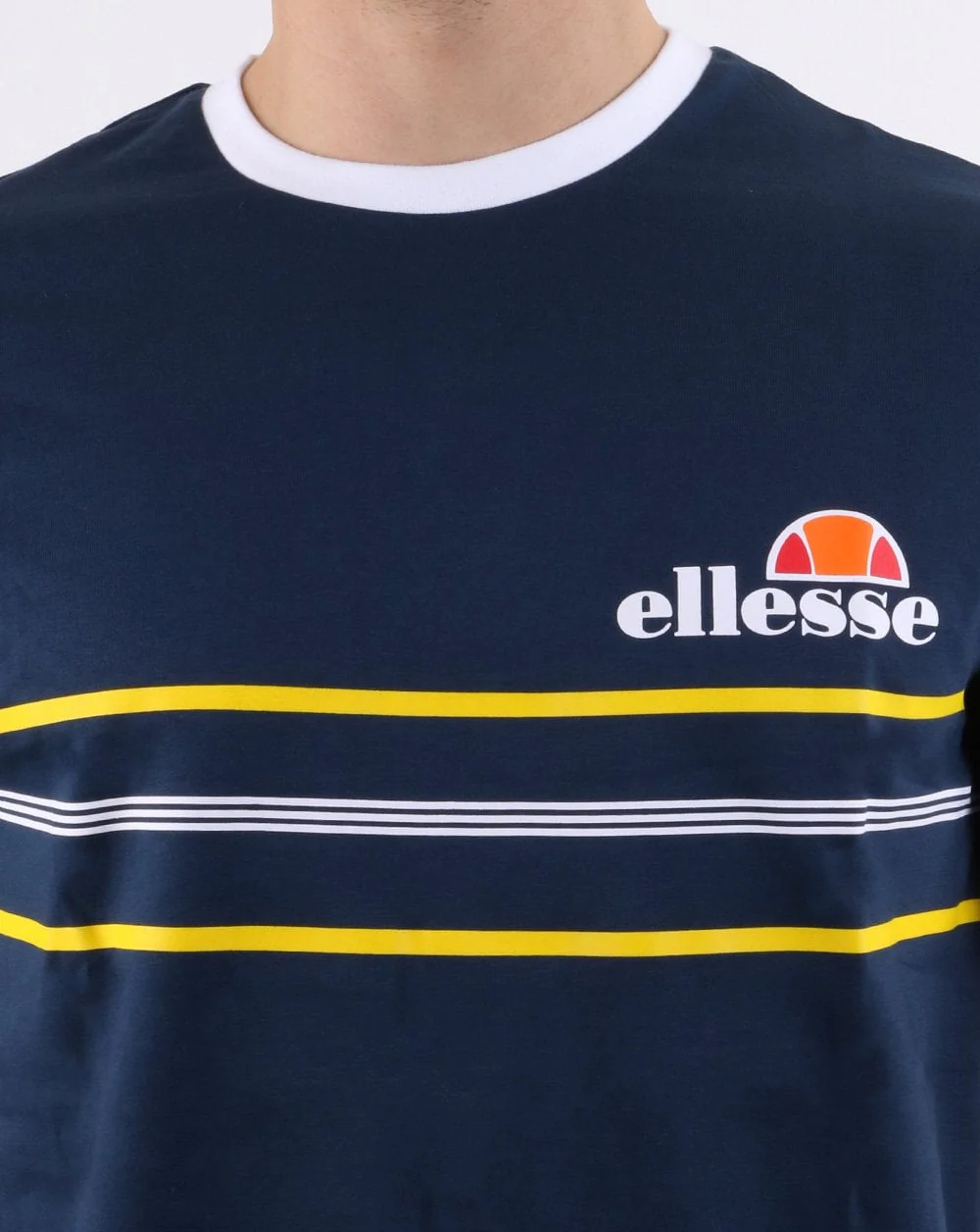 Ellesse Gentario T Shirt Navy - Image 3