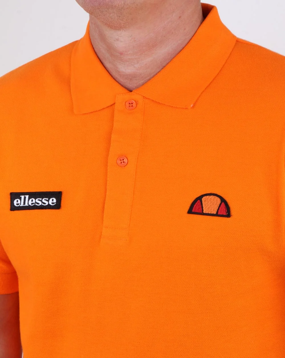 Ellesse Heritage Polo Shirt Orange - Image 2