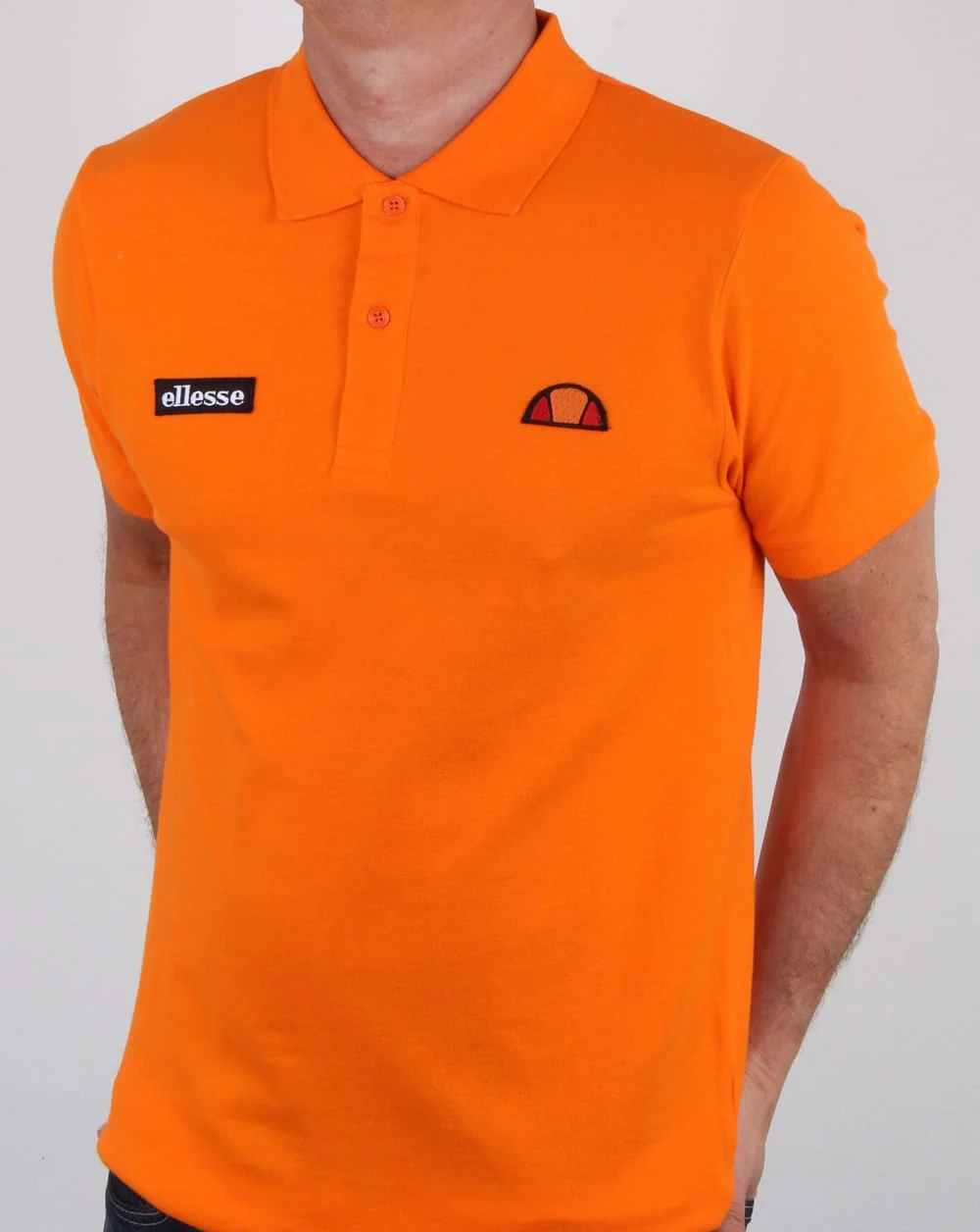 Ellesse Heritage Polo Shirt Orange - Image 4
