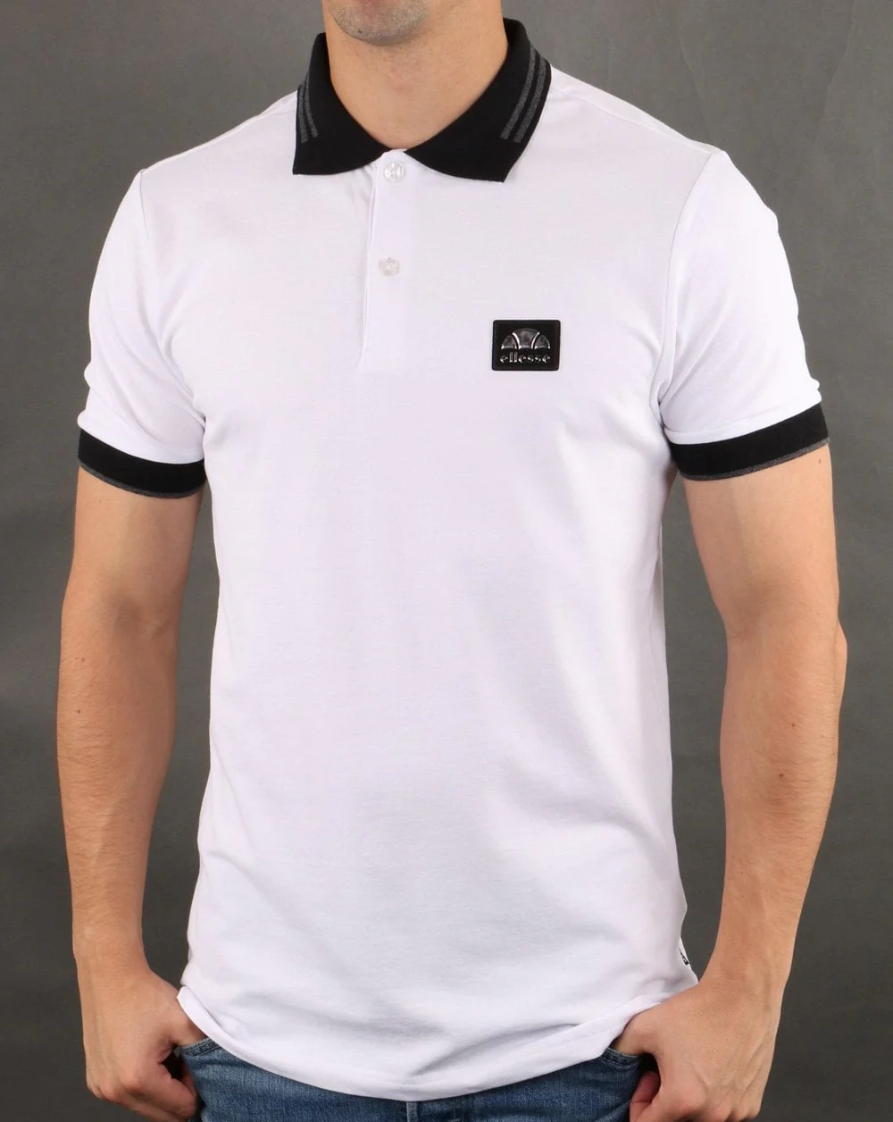 Ellesse Italia Polo Shirt White