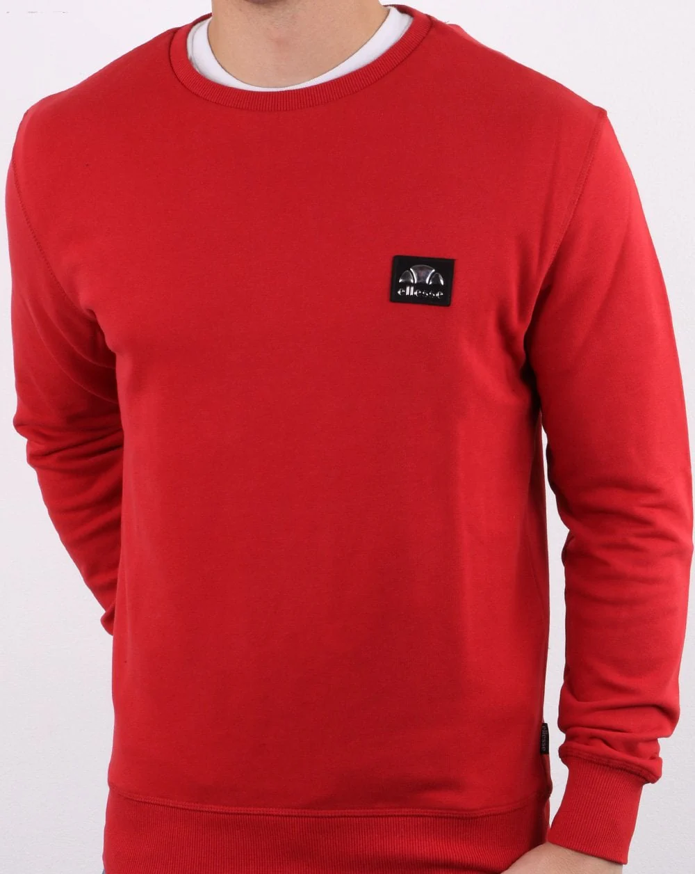 Ellesse Italia Sweatshirt Red - Image 3