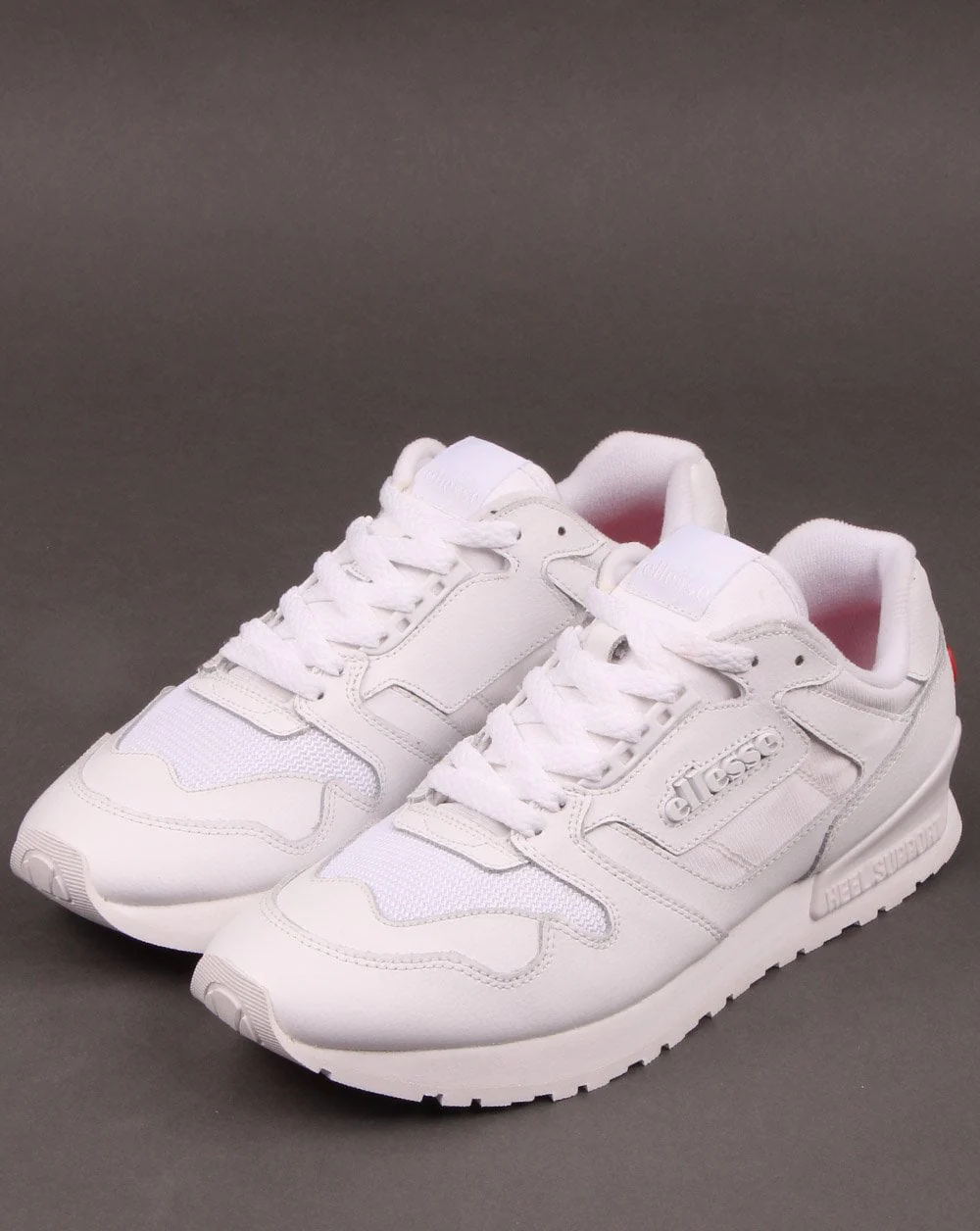 Ellesse Leather Trainers White - Image 3