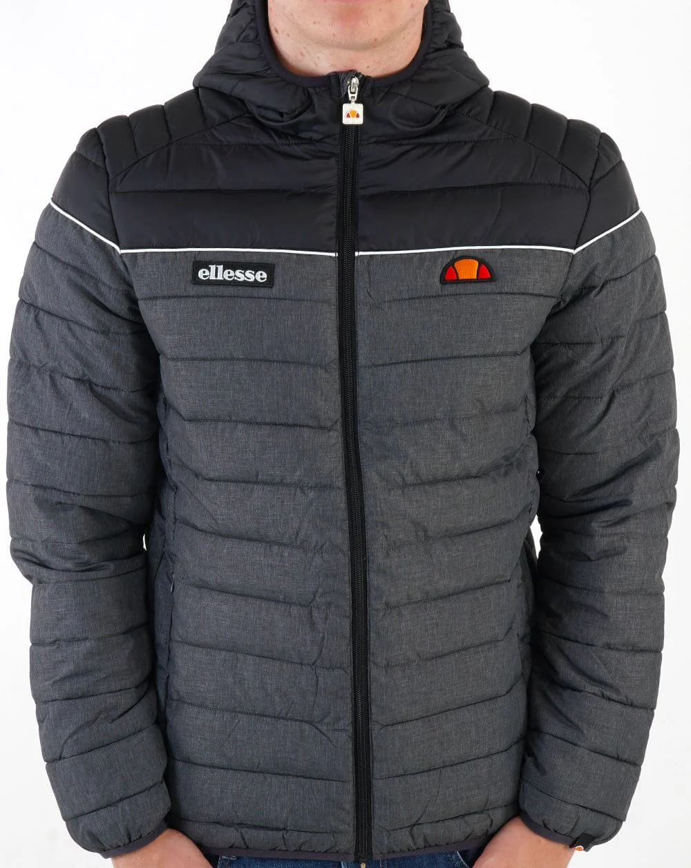 Ellesse Lombardy 2 Jacket Dark Grey/Black - Image 2