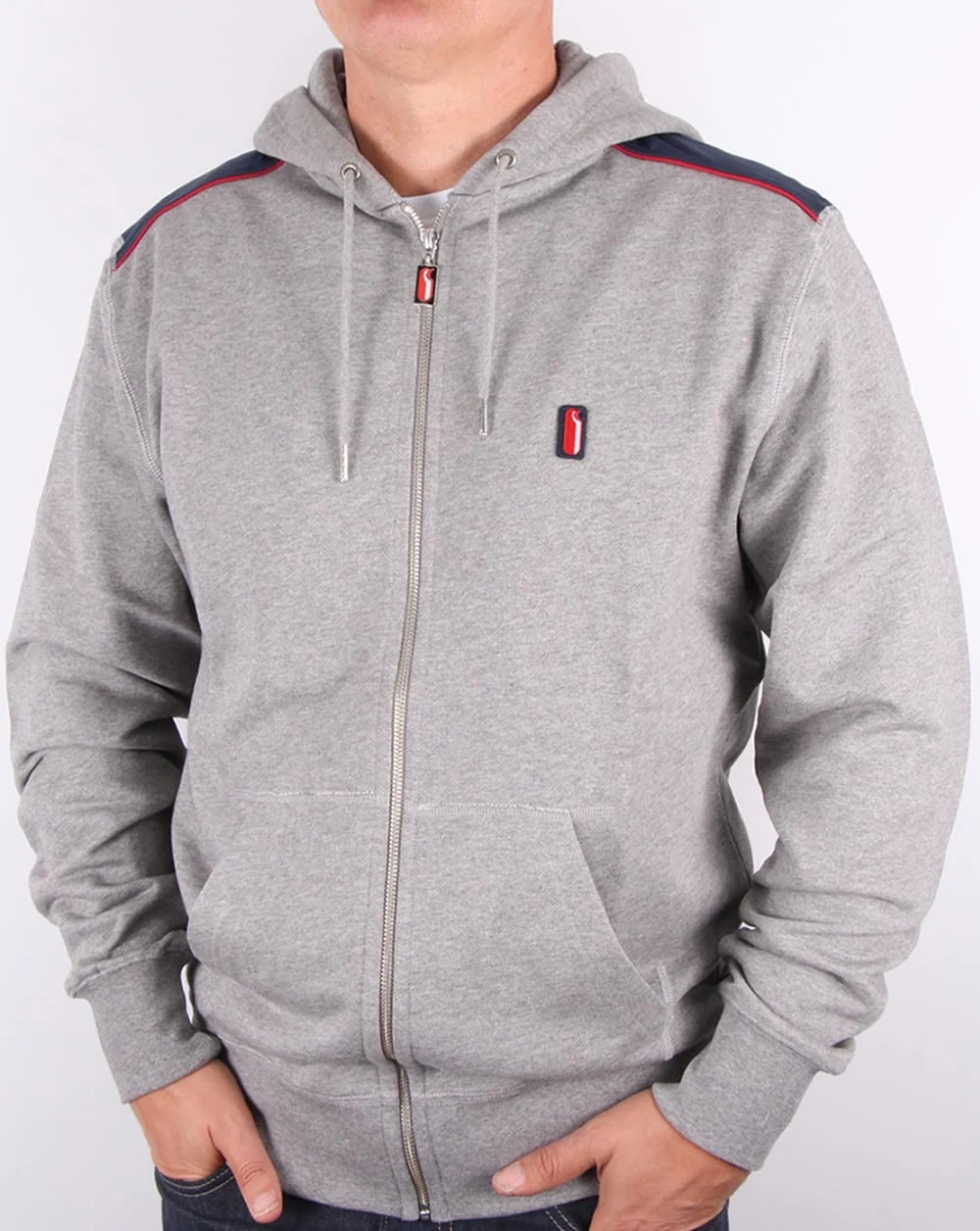 Ellesse Penguin Hoody Charcoal Marl - Image 2