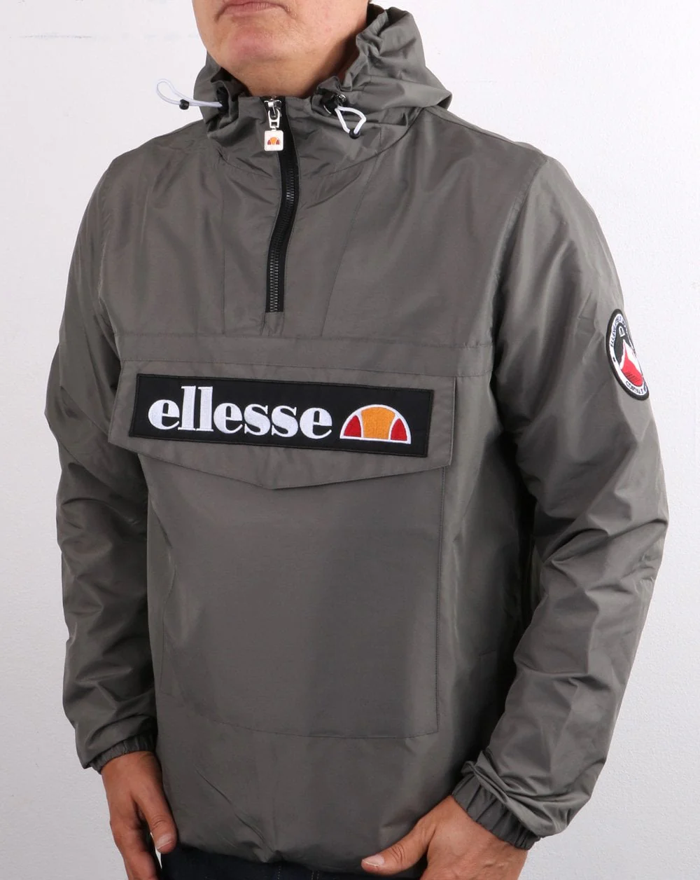 Ellesse Quarter Zip Jacket Dark Grey