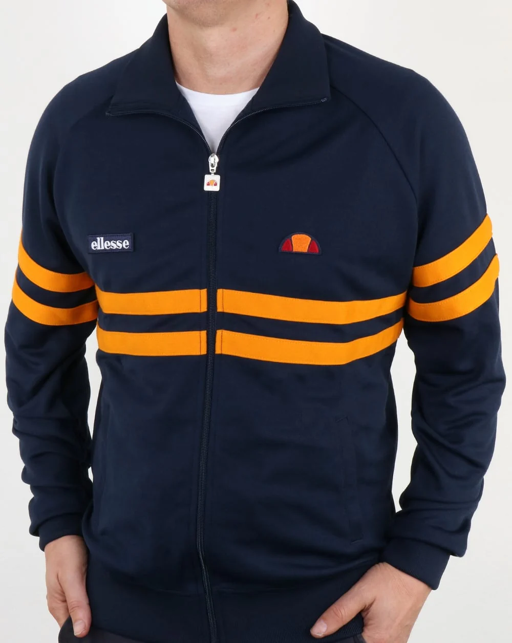 Ellesse Rimini Track Top Navy/Orange - Image 4