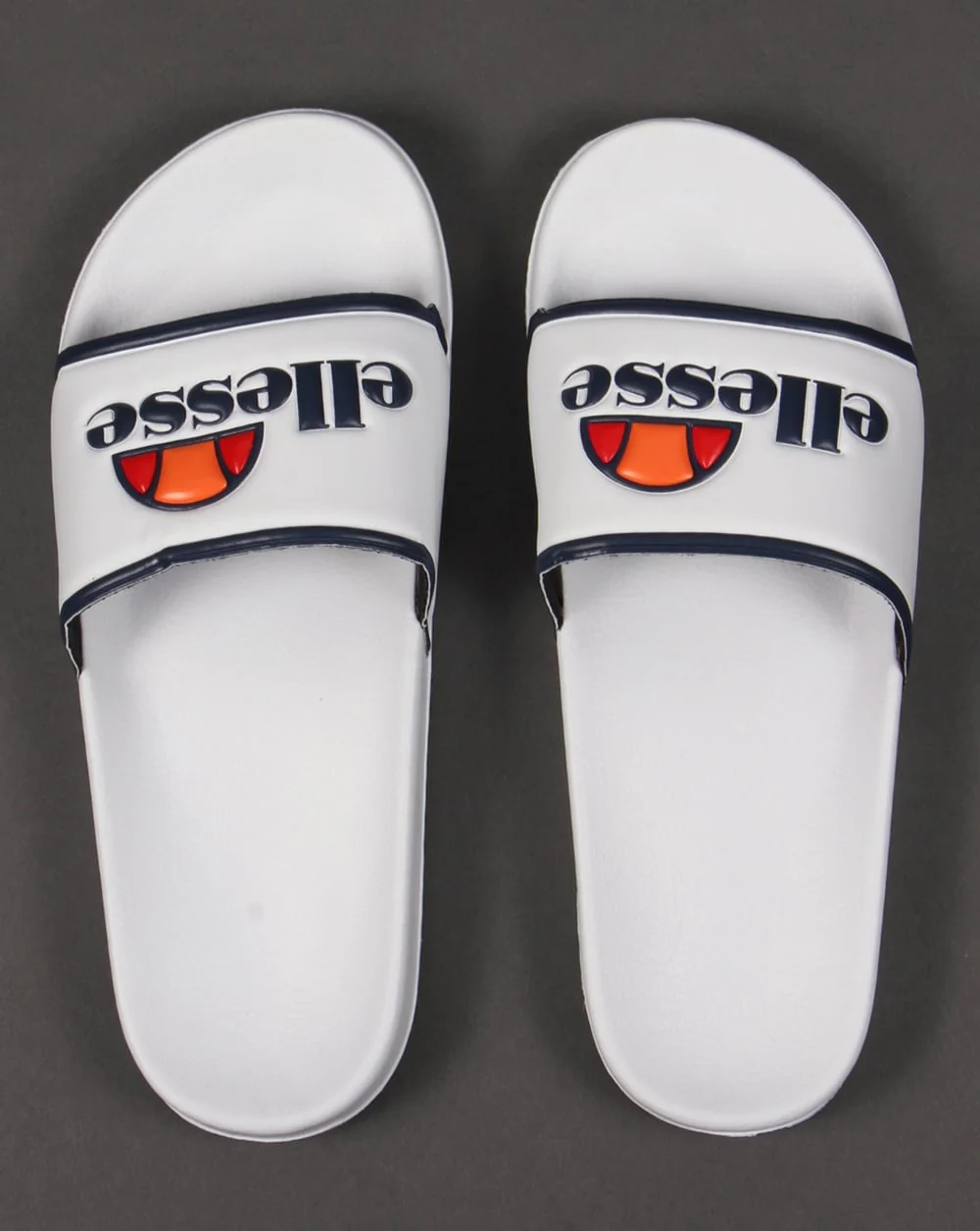 Ellesse Sliders White/Navy - Image 2