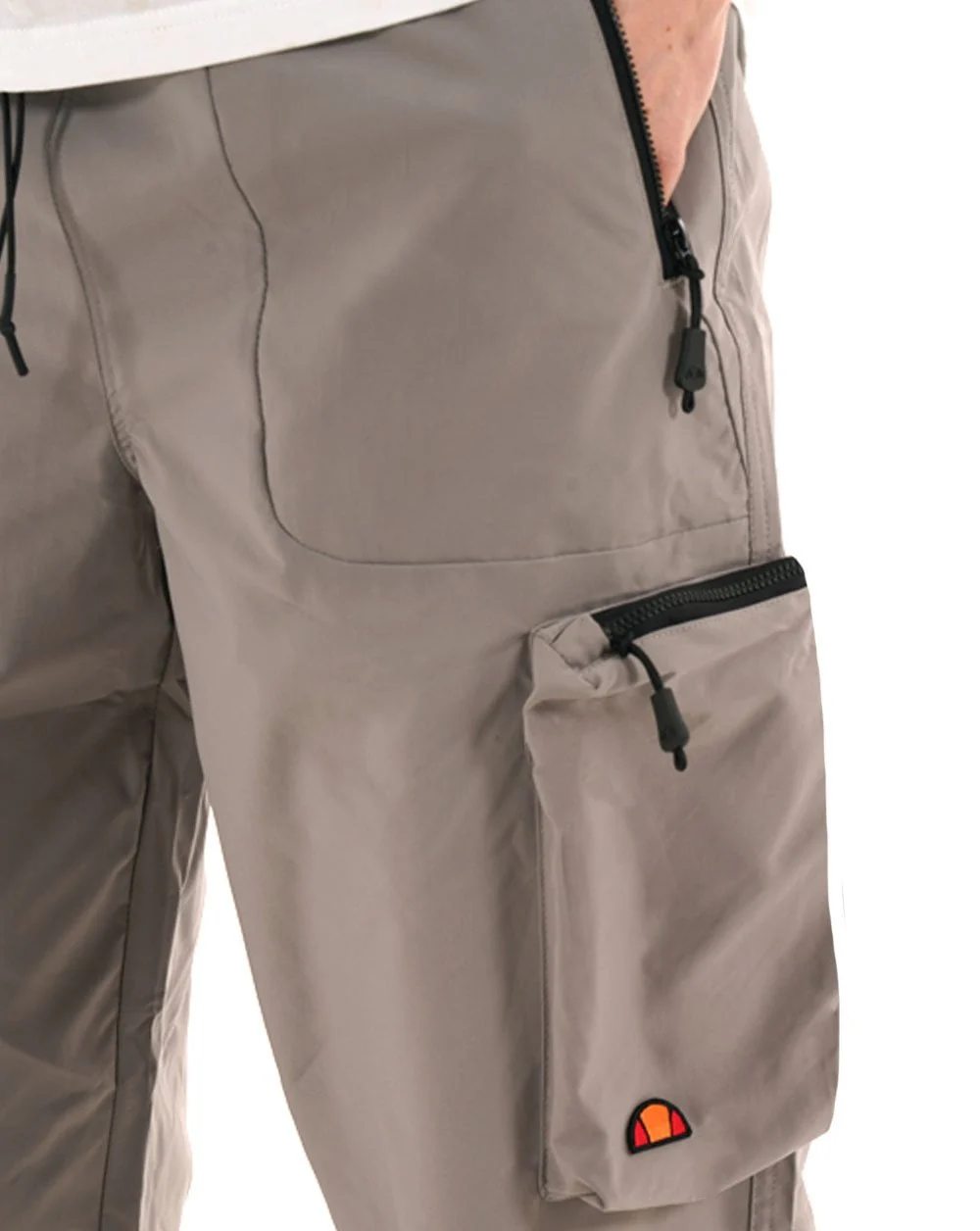 Ellesse Squadron Cargo Pants Grey Taupe - Image 2