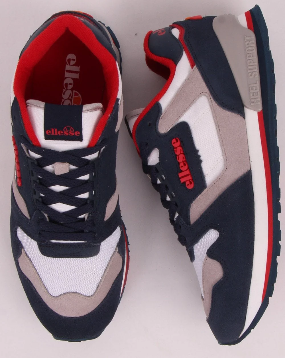 Ellesse Suede Am Trainer Dark Blue/Grey/White - Image 2