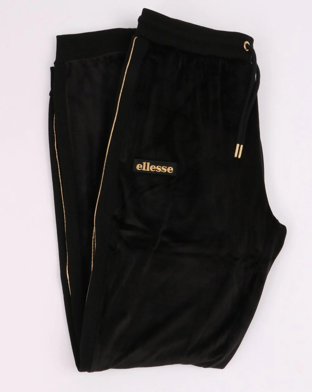 Ellesse Velour Track Pants Black