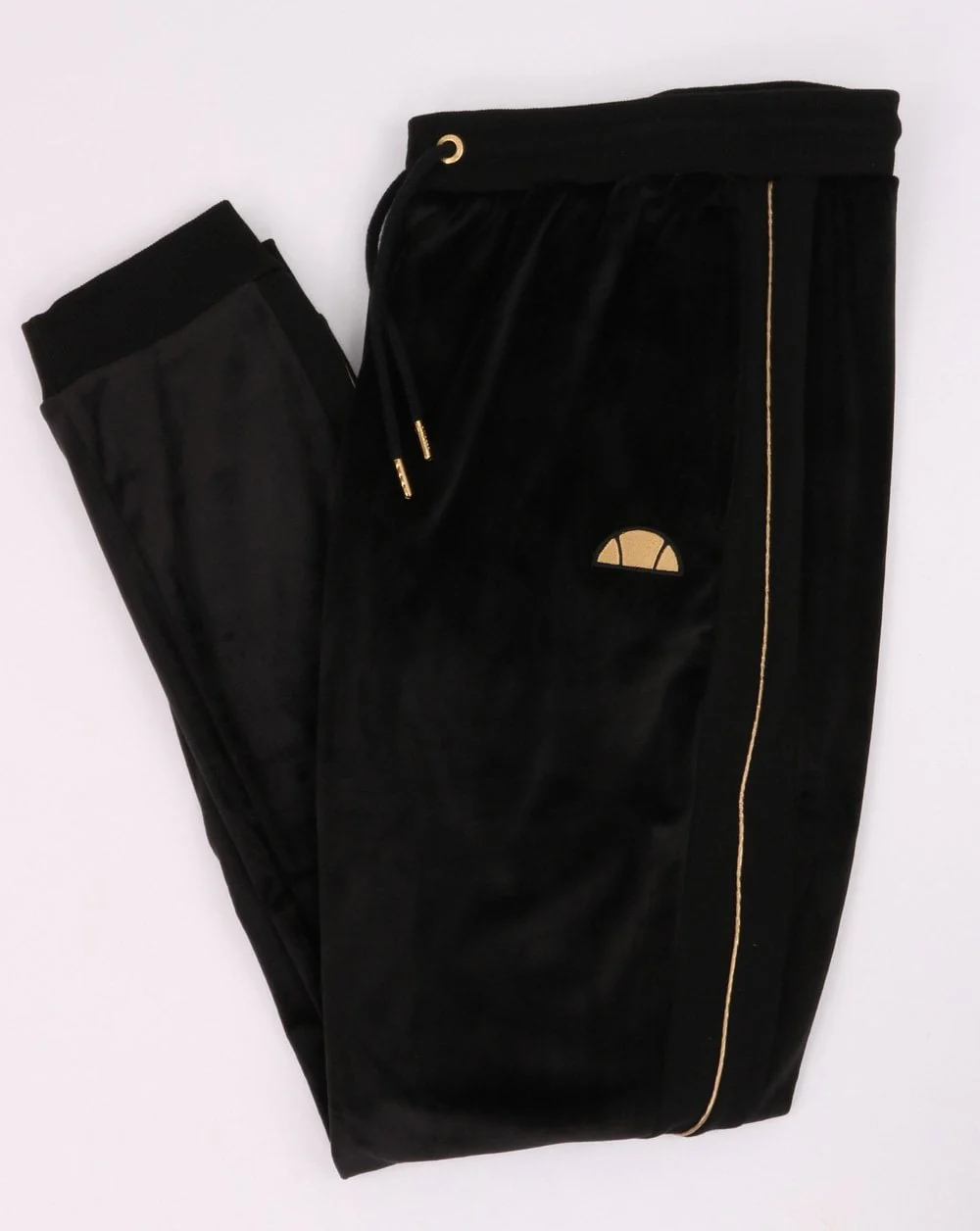 Ellesse Velour Track Pants Black - Image 2