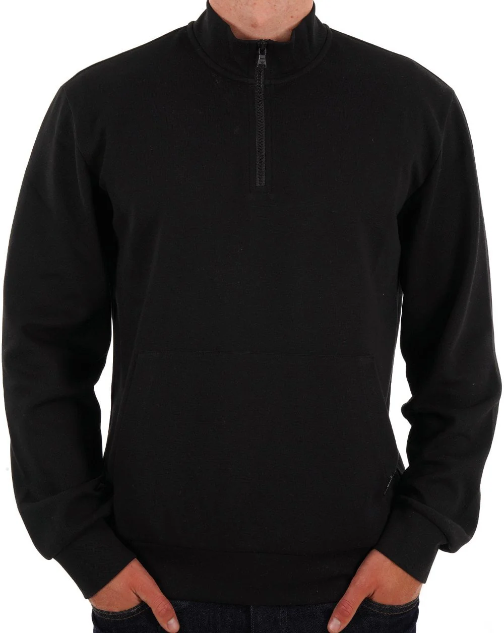 Emporio Armani 1/4 Zip Sweater Black