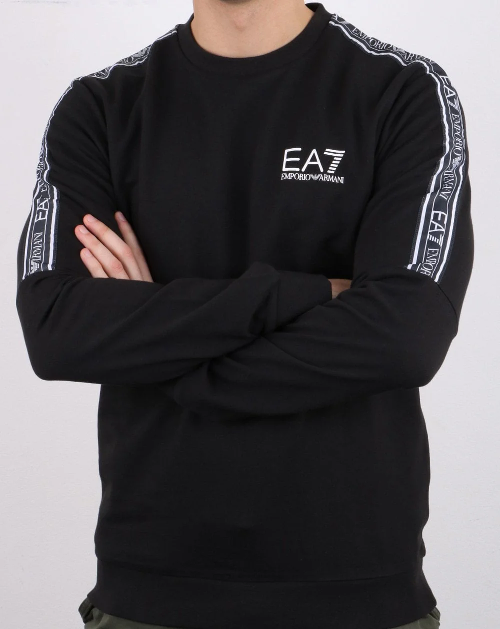 Emporio Armani EA7 Sweatshirt Black - Image 4