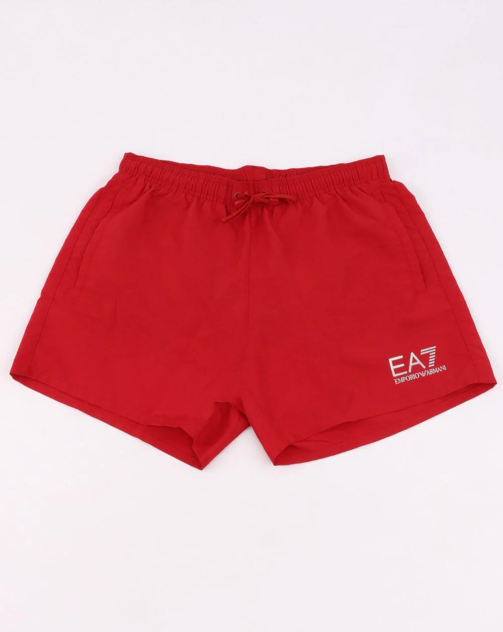 Emporio Armani EA7 Swim Shorts Red