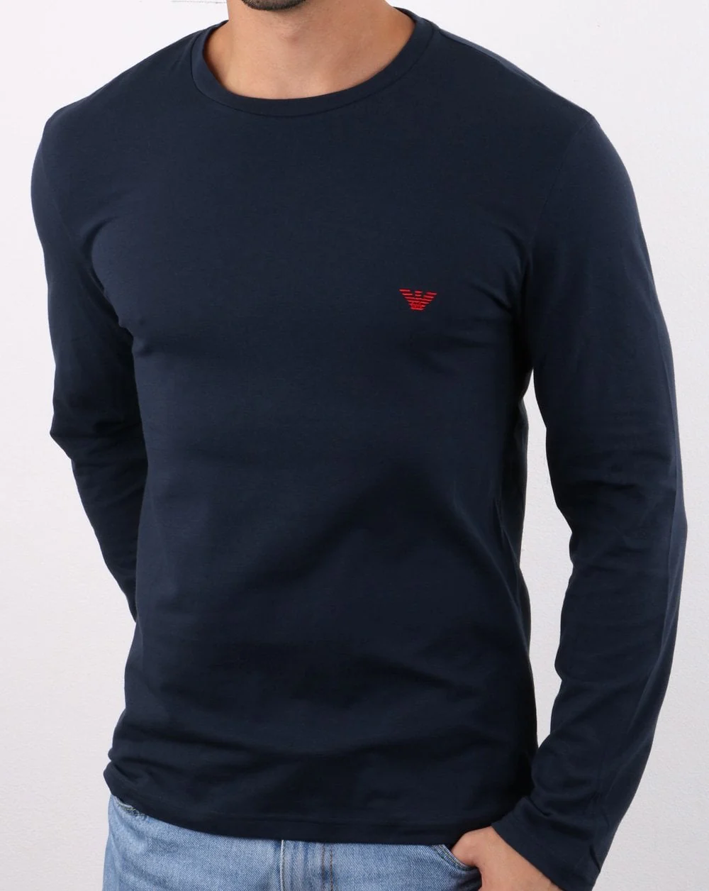 Emporio Armani Long Sleeved T-shirt Navy