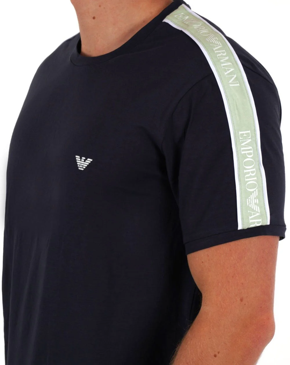 Emporio Armani Taping Loungewear T-shirt Navy Blue - Image 2