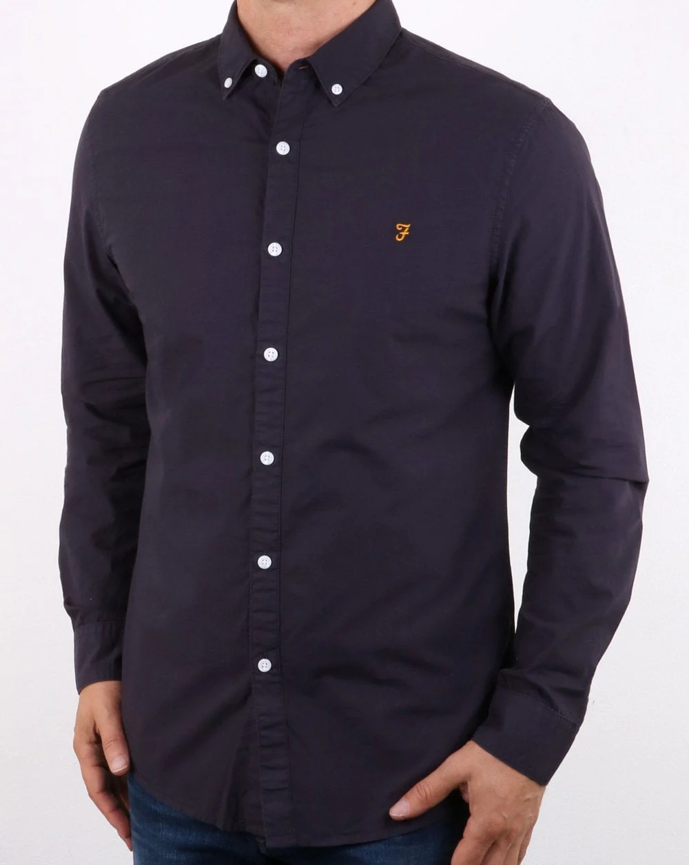 Farah Farley Shirt True Navy