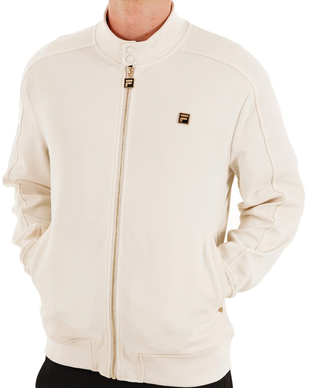 Fila Gold Biker Track Top Off White - Image 6