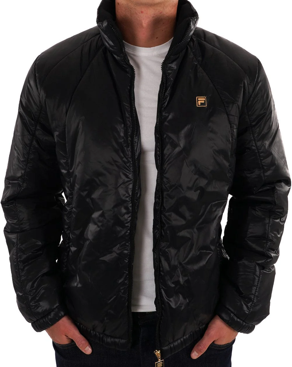 Fila Gold Matera Padded Jacket Black - Image 3