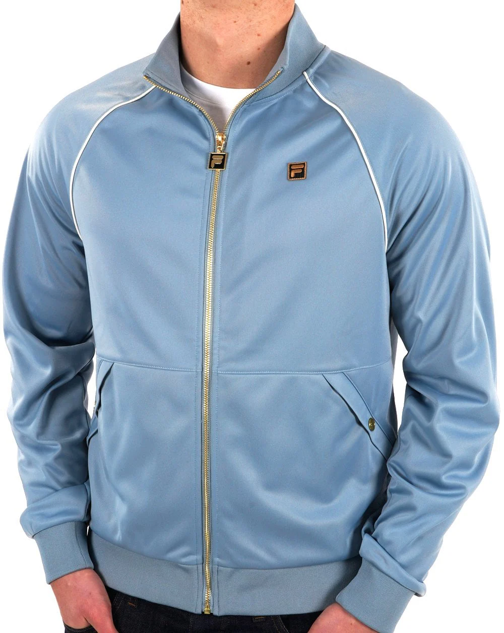 Fila Gold Tristan Track Top Cool Blue - Image 4