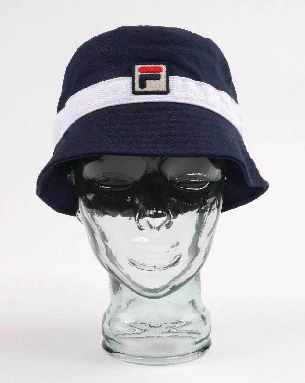 Fila Vintage Basil Bucket Hat Navy/White
