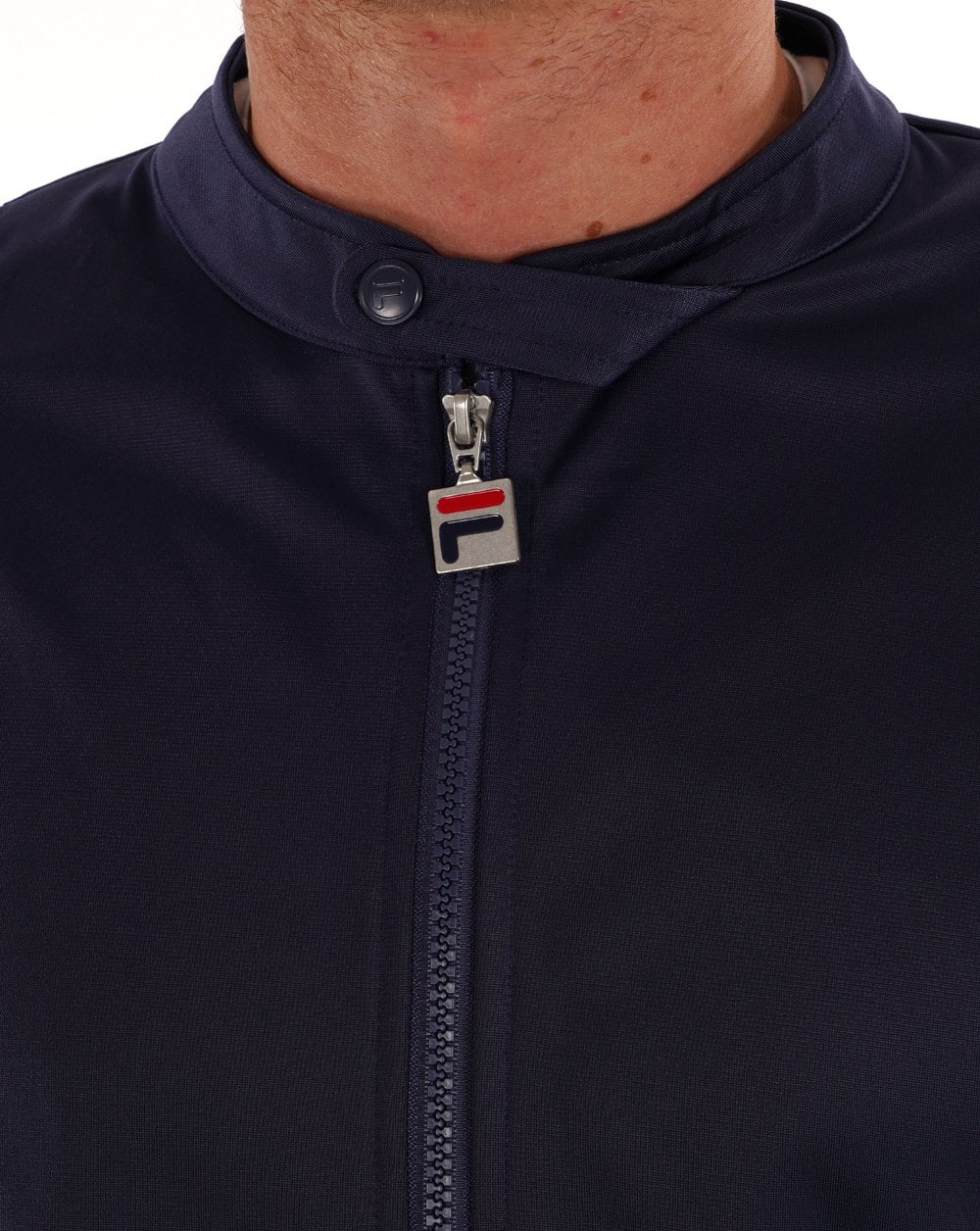 Fila Vintage Boxer Track Top Navy - Image 2