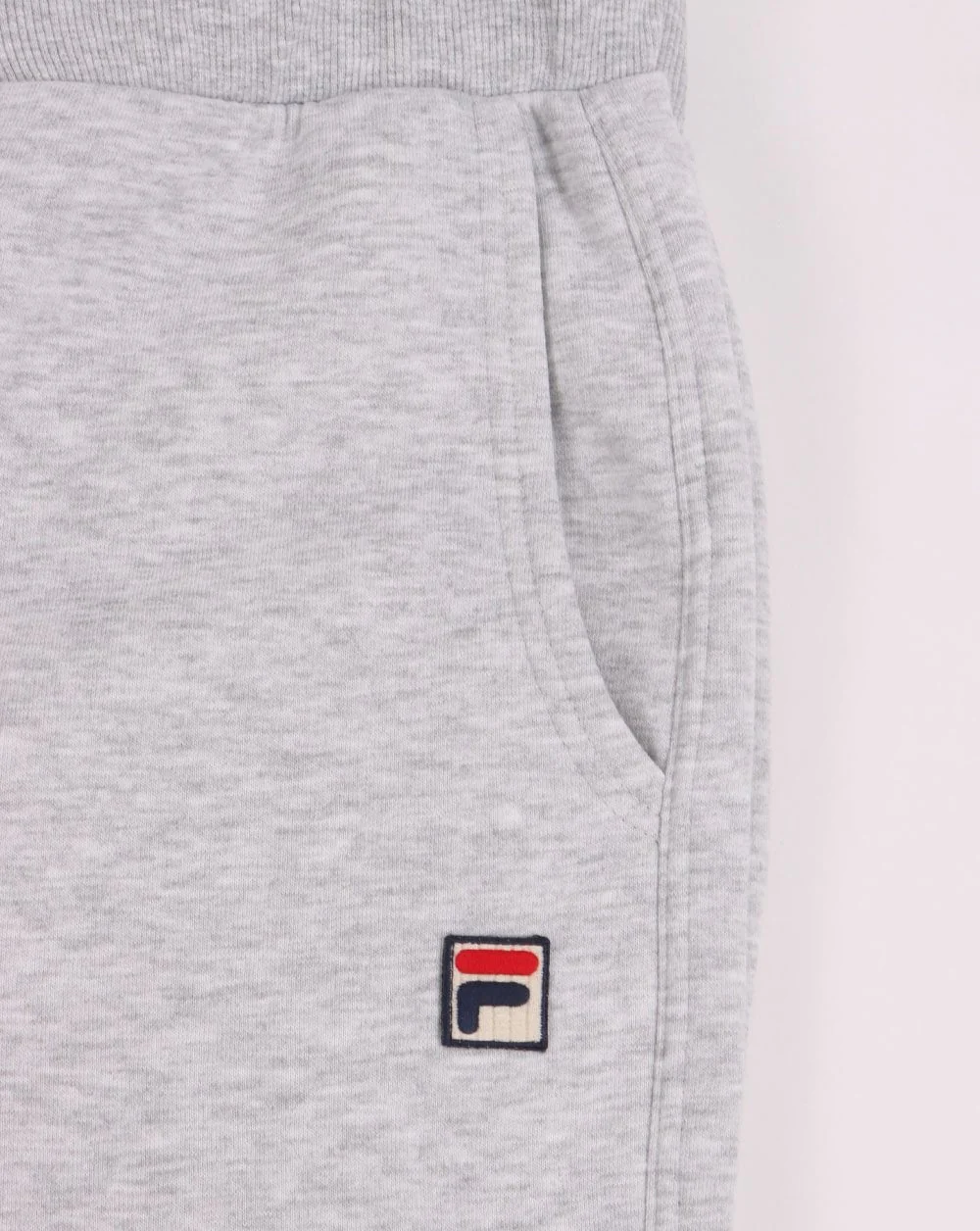 Fila Vintage Cuffed Jog Pant Light Grey Marl - Image 2