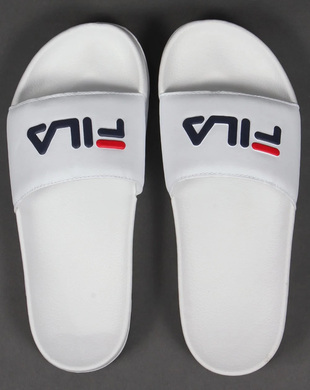 Fila Vintage Drifter Pool Sliders White - Image 2
