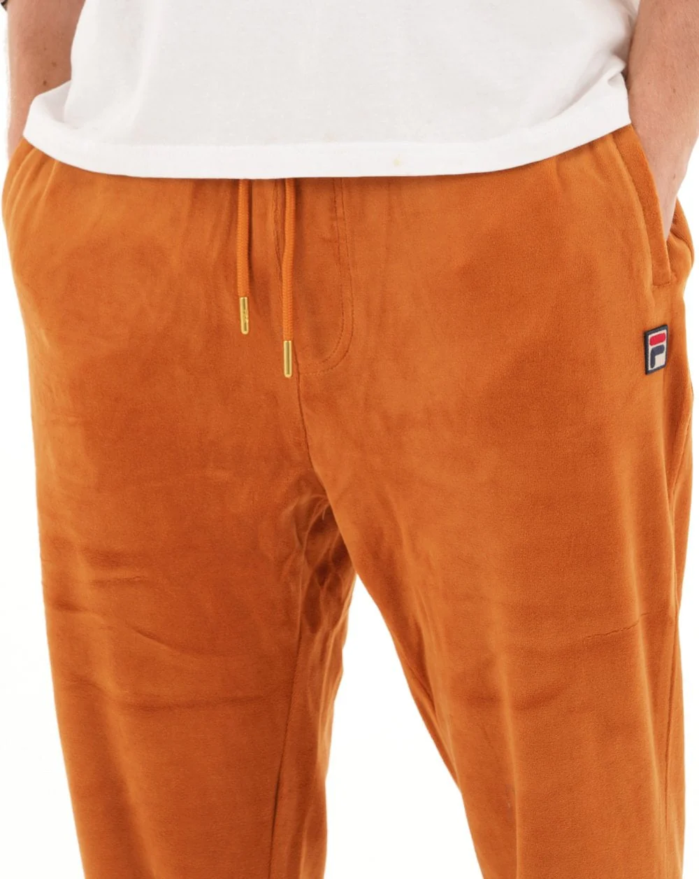 Fila Vintage Eddie Velour Track Pants Spice - Image 2