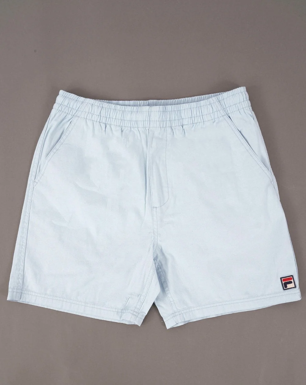 Fila Vintage Elasticated Chino Shorts Sky Blue