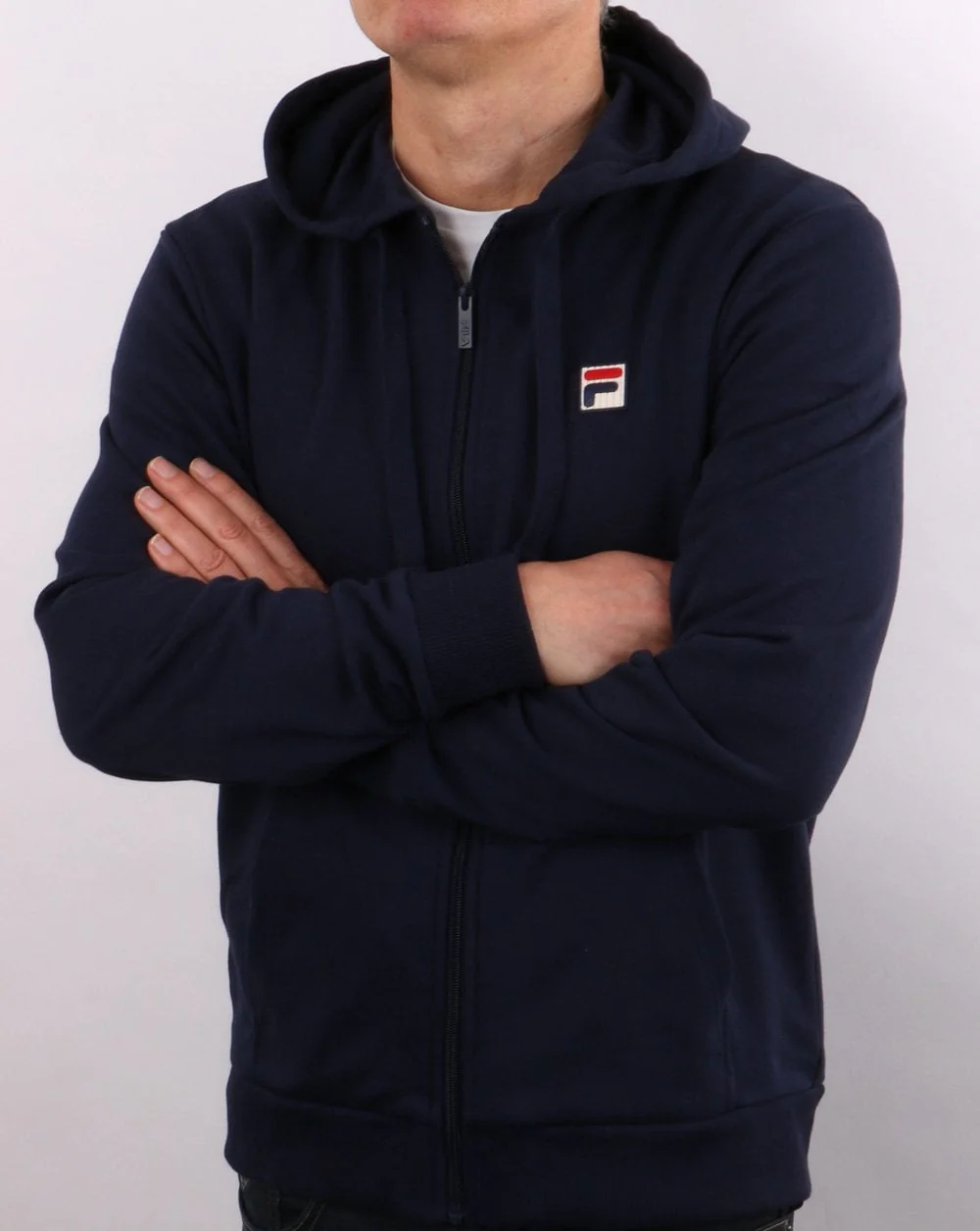 Fila Vintage Hoody Navy - Image 5
