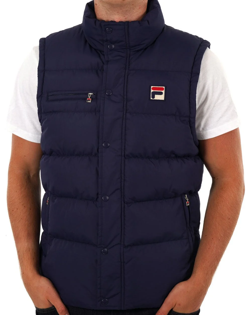 Fila Vintage Milton Gilet Navy