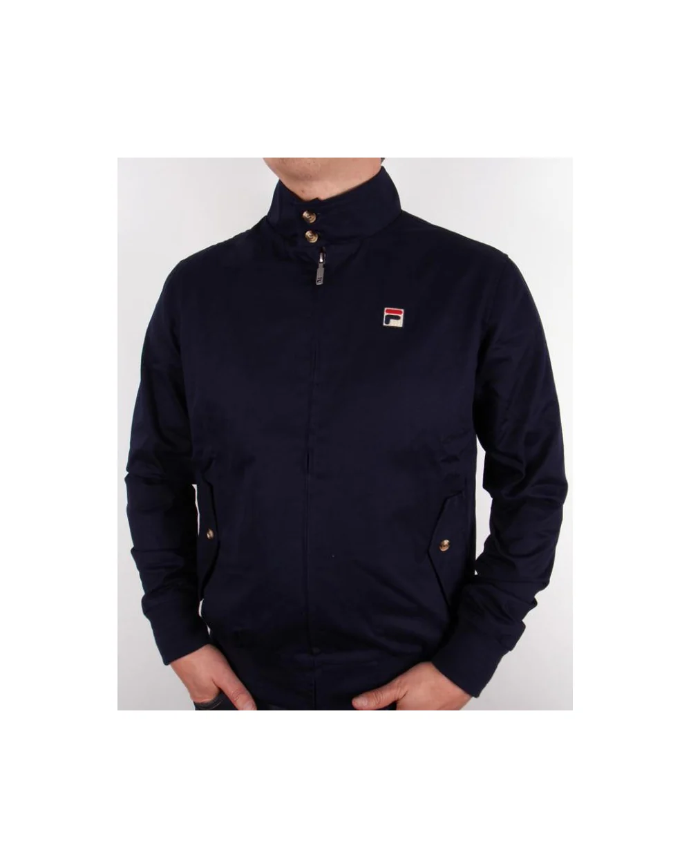 Fila Vintage Quintino Harrington Jacket Navy