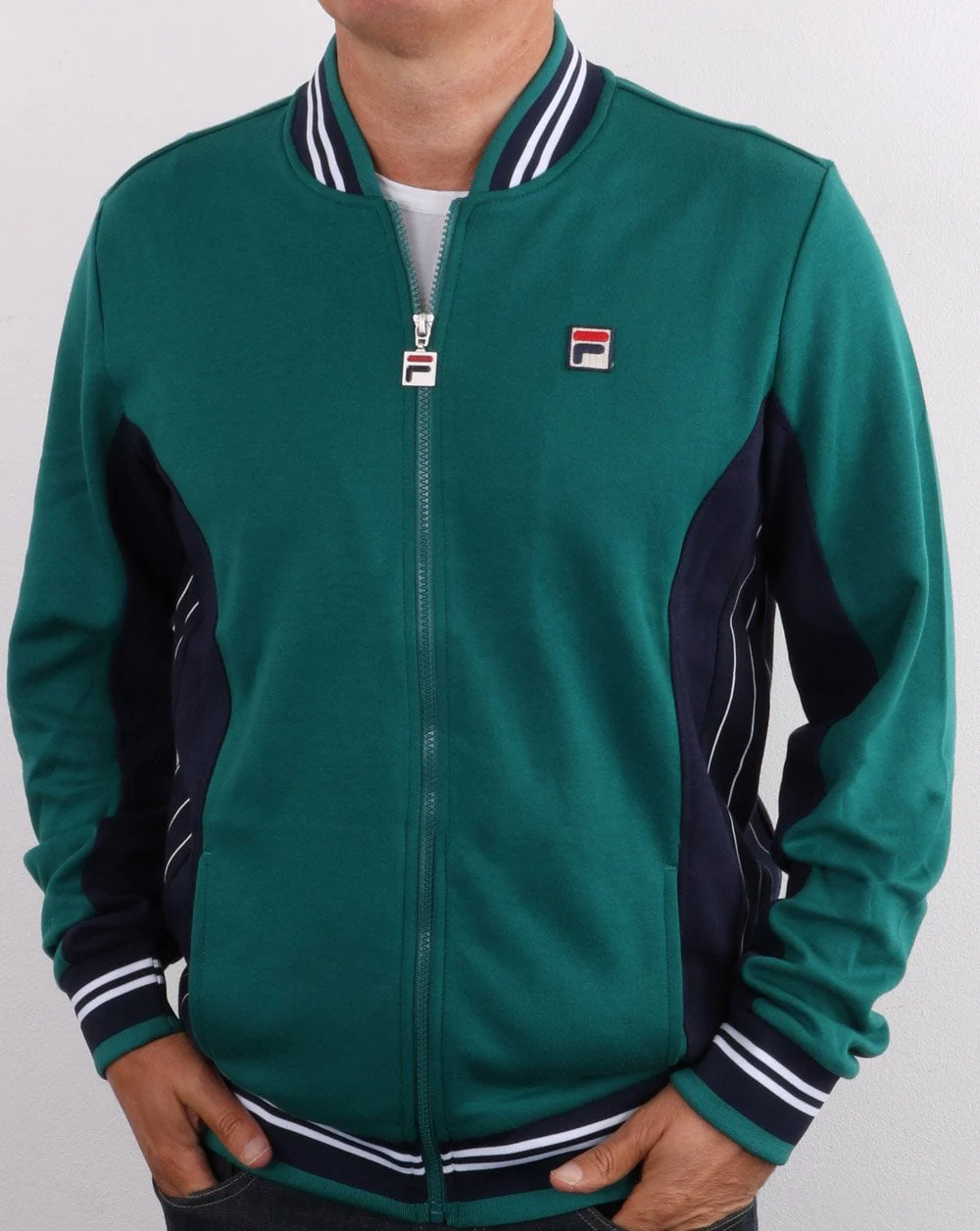 Fila Vintage Settanta Track Top Green/Navy