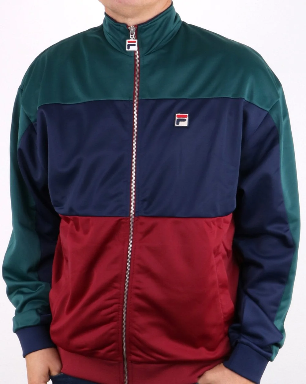 Fila Vintage Sterling Track Top Atlantic Deep/navy/tibetan Red