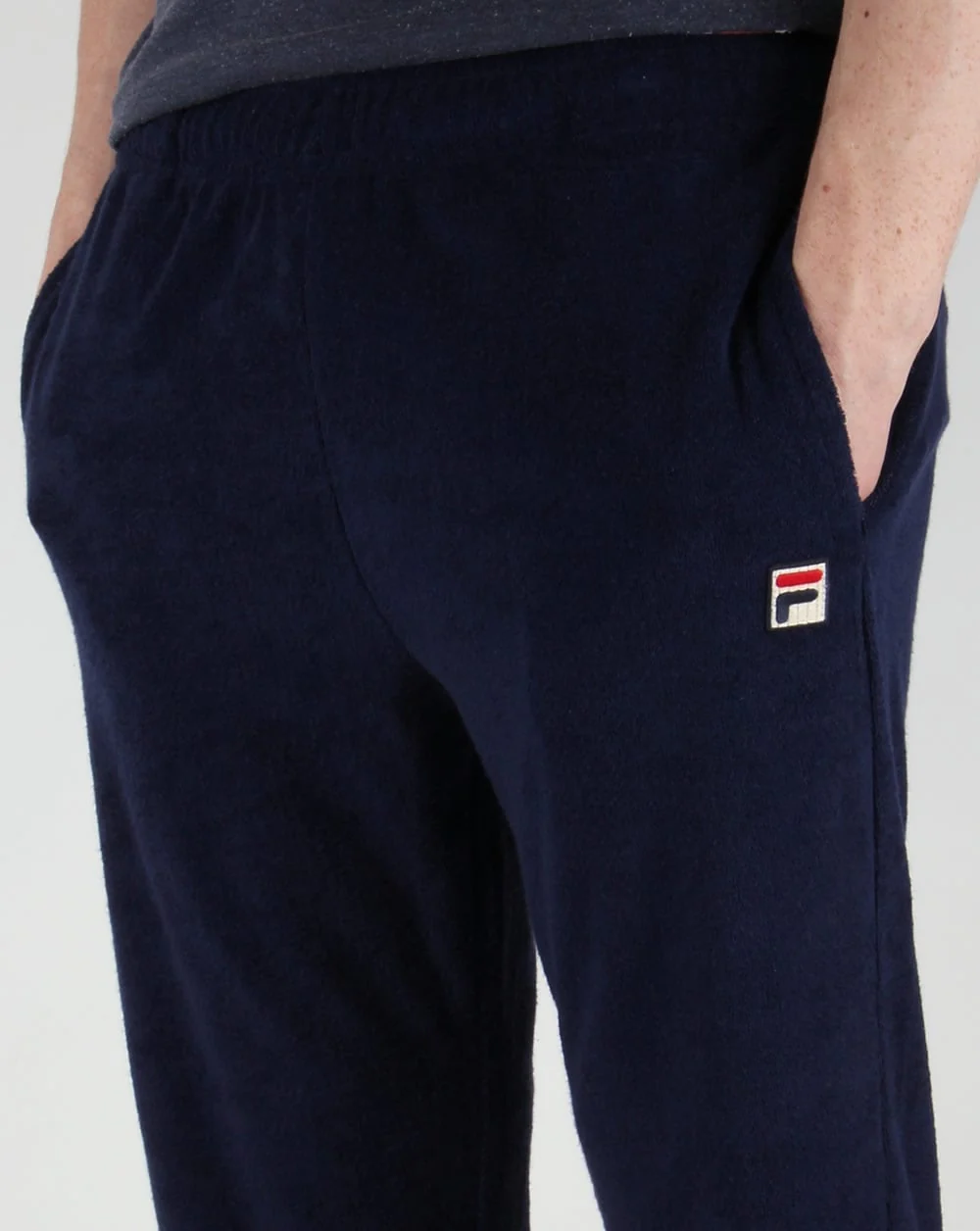 Fila Vintage Stoppini Track Pants Navy - Image 2