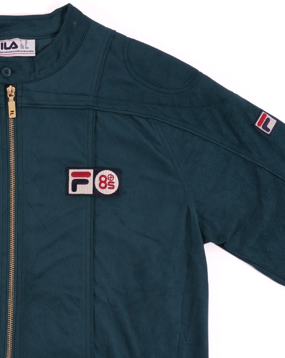 Fila Vintage Terrinda Pro Badge Track Top Emerald Green - Image 3