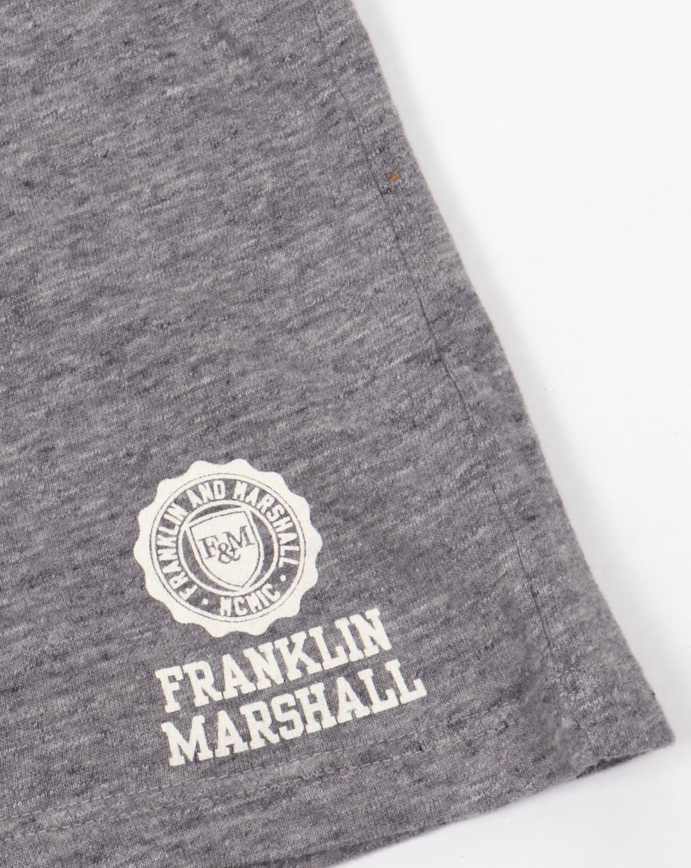 Franklin And Marshall Fleece Shorts Grey Marl - Image 3