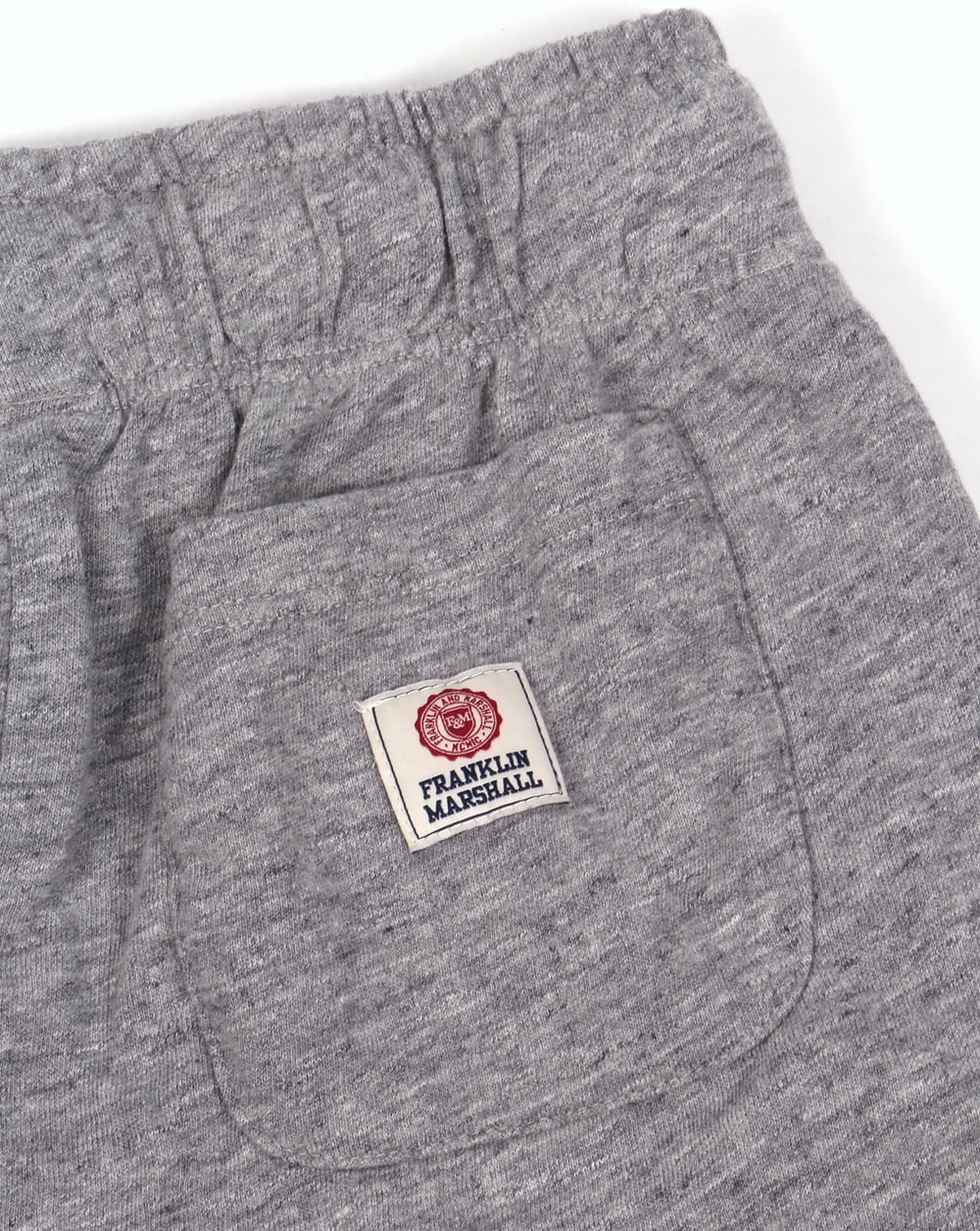 Franklin And Marshall Fleece Shorts Grey Marl - Image 4