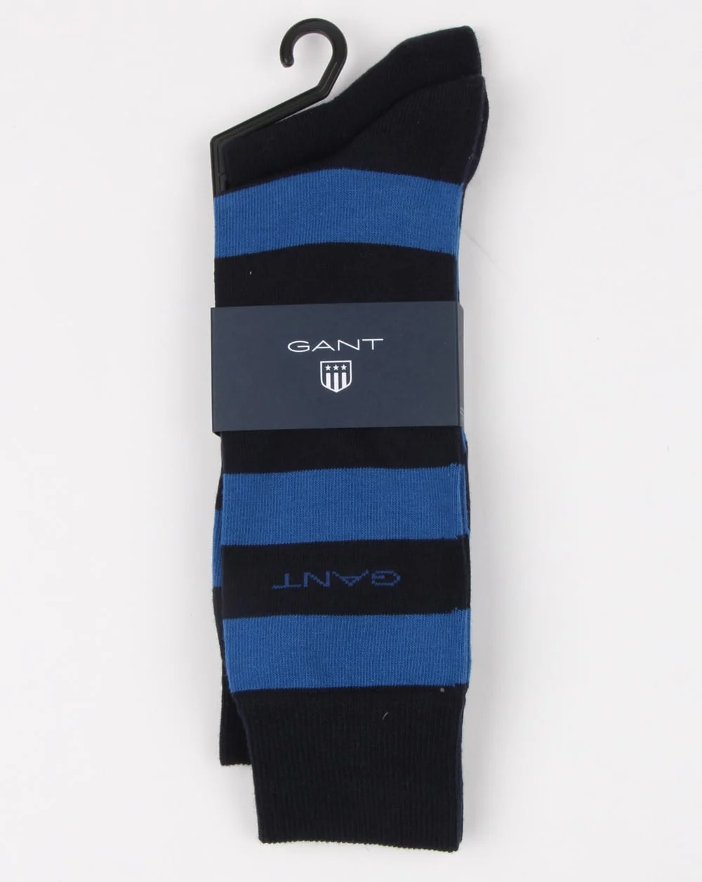 Gant 2 Pack Bar Stripe Socks Yale Blue