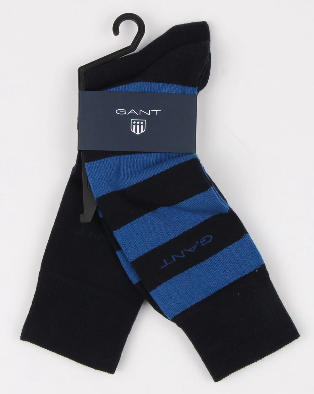 Gant 2 Pack Bar Stripe Socks Yale Blue - Image 2