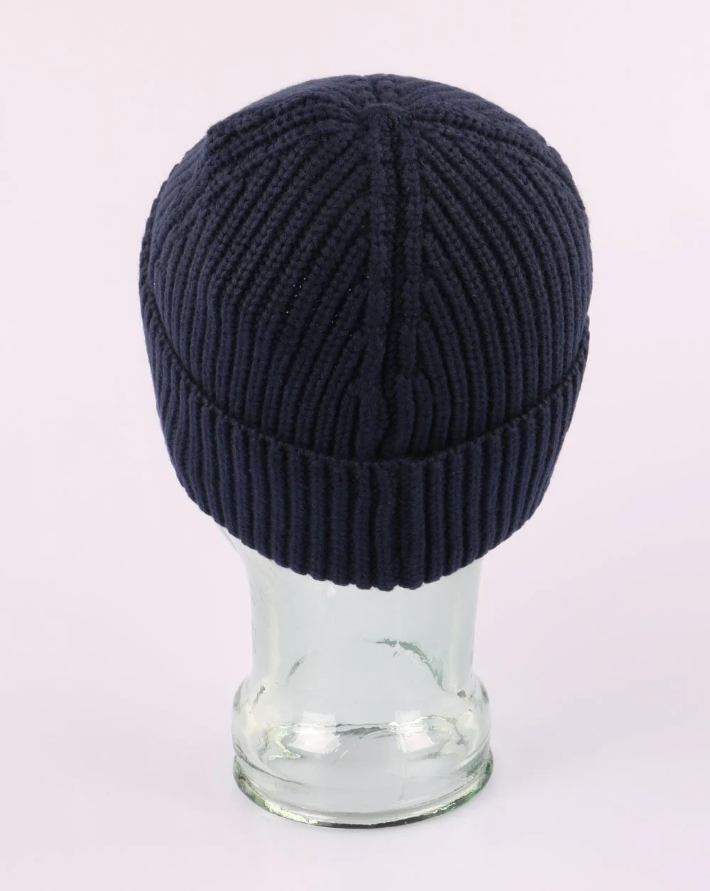 Gant Cotton Rib Knit Hat Marine - Image 3