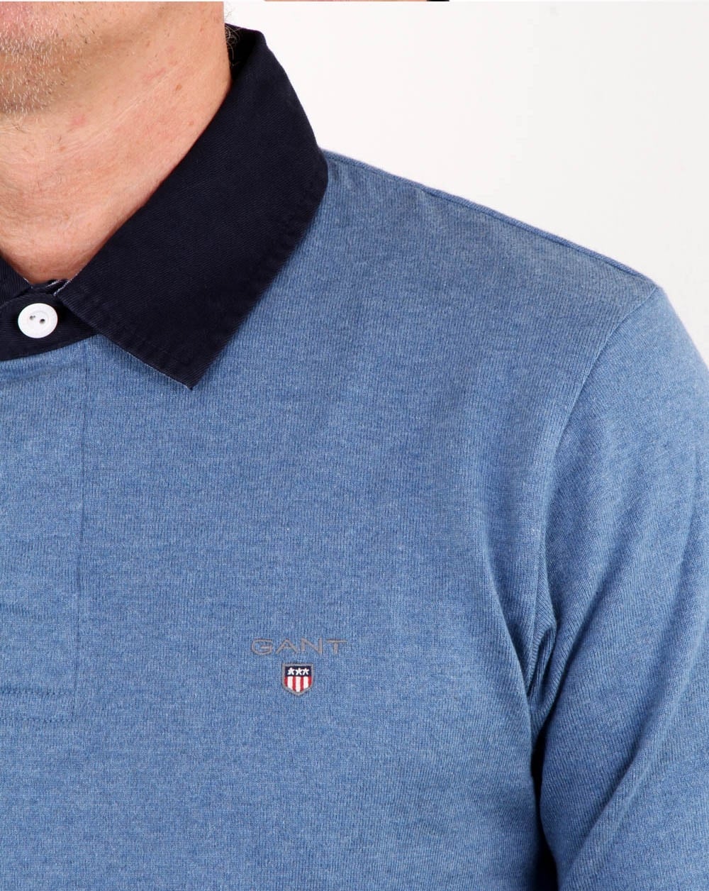Gant Original Heavy Rugger Denim Blue Melange - Image 2