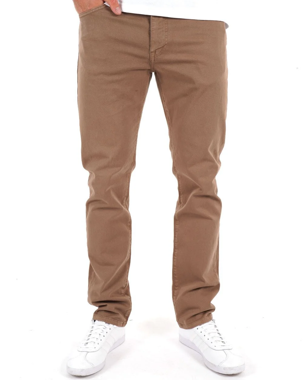 Gant Regular Fit Cotton Twill Smart Jeans Desert Brown - Image 2